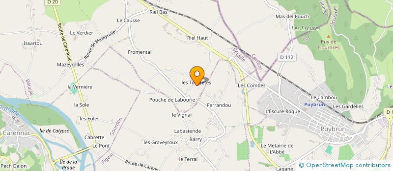 localisation de l'entreprise MADAME AUDE SEIMBILLE  LE VIGNON-EN-QUERCY