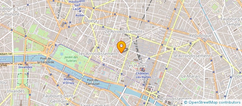 localisation de l'entreprise MADAME AUDE SENEZ à PARIS