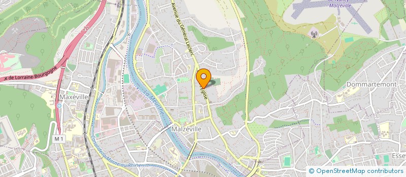 localisation de l'entreprise MADAME AUDE SIMERMANN  MALZEVILLE