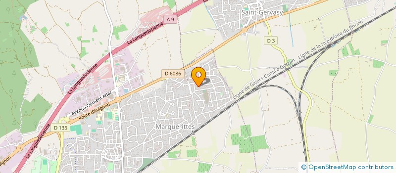 localisation de l'entreprise MADAME AUDE SIMONCINI  MARGUERITTES