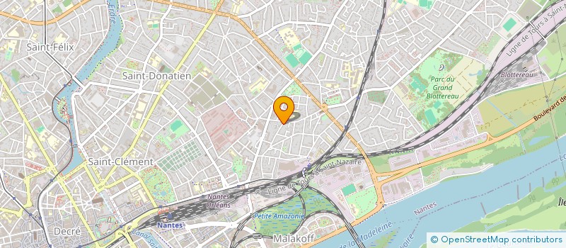 localisation de l'entreprise MADAME AUDE SINQUIN à NANTES