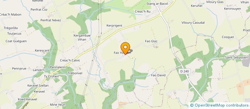 localisation de l'entreprise MADAME AUDE SUEUR  PLONEOUR-LANVERN