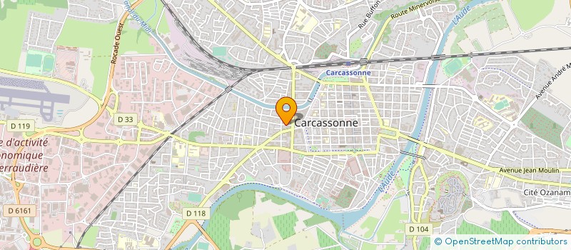 localisation de l'entreprise MADAME AUDE SZULZYNGER à CARCASSONNE