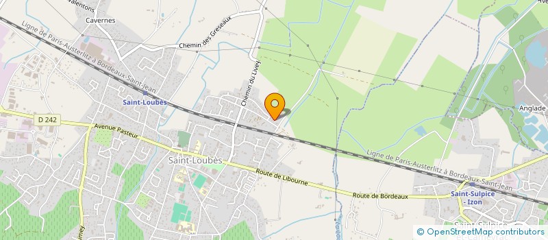 localisation de l'entreprise MADAME AUDE TEFFAINE  SAINT-LOUBES