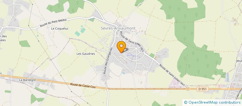 localisation de l'entreprise MADAME AUDE TONNEAU  BONNEUIL-MATOURS