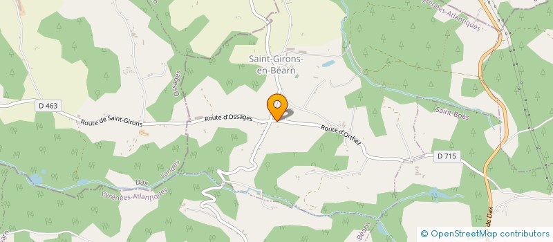 localisation de l'entreprise MADAME AUDE TRENTIN  SAINT-GIRONS-EN-BEARN