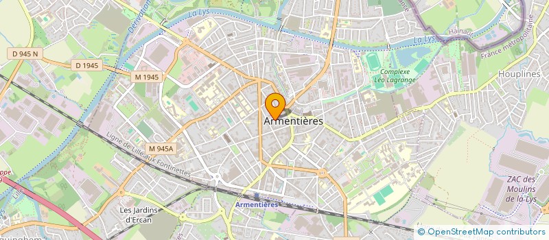 localisation de l'entreprise MADAME AUDE VANDERSCHOOTEN  ARMENTIERES