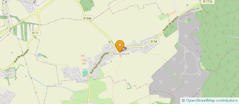 localisation de l'entreprise MADAME AUDE VISIONETTI à RONCOURT
