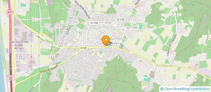 localisation de l'entreprise MADAME AUDE VITALIEN  SAINT-PAUL-TROIS-CHATEAUX