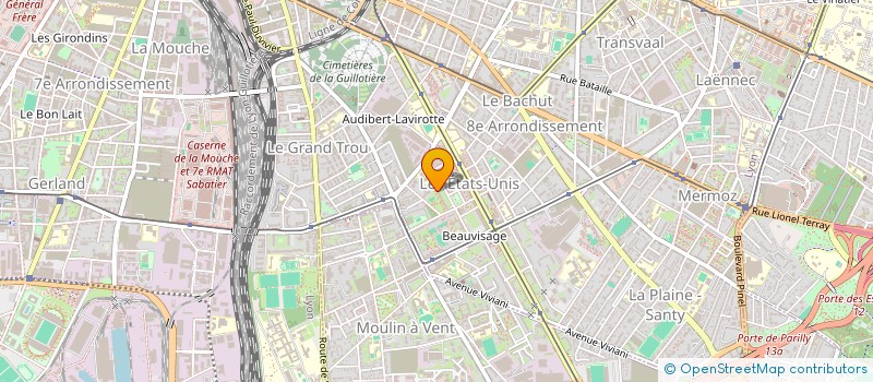 localisation de l'entreprise MADAME AUDE WAECKEL  LYON