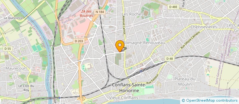 localisation de l'entreprise MADAME AUDE WALMACQ  CONFLANS-SAINTE-HONORINE