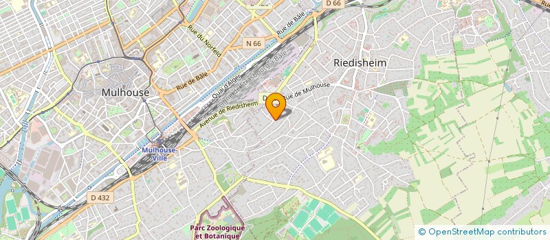 localisation de l'entreprise MADAME AUDE WEIGEL  RIEDISHEIM