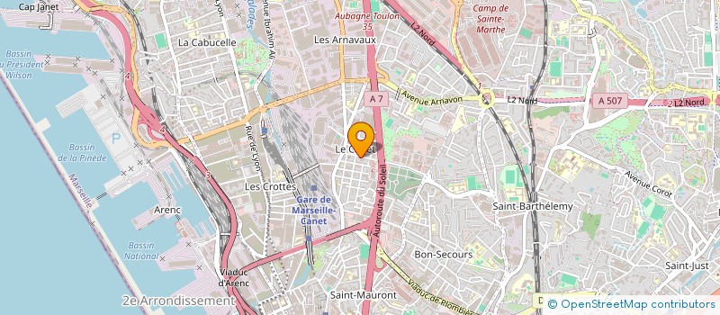 localisation de l'entreprise MADAME AUDE WENGLER à MARSEILLE