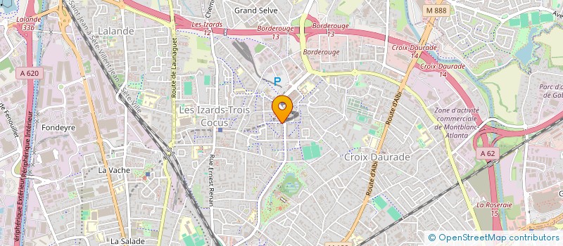 localisation de l'entreprise MADAME AUDE WIART à TOULOUSE
