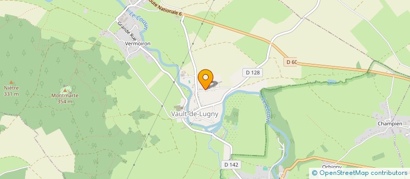 localisation de l'entreprise MADAME AUDE WOJTYNA  VAULT-DE-LUGNY