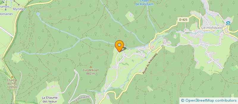 localisation de l'entreprise MADAME AUDE ZIMMERMANN  LE HOHWALD