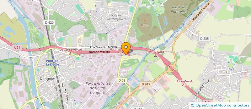 localisation de l'entreprise MADAME AUDELINE HERBOMEL  ROOST-WARENDIN