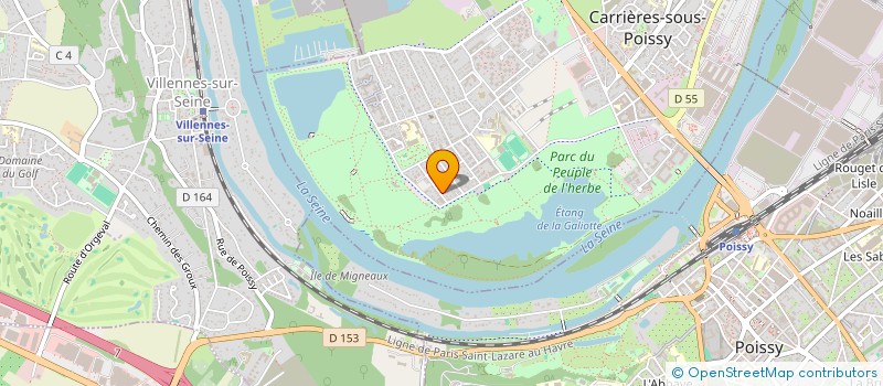 localisation de l'entreprise MADAME AUDELINE LOHOU  CARRIERES-SOUS-POISSY