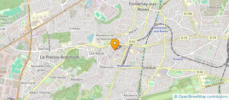 localisation de l'entreprise MADAME AUDELINE VRIGNAUD  LE PLESSIS-ROBINSON