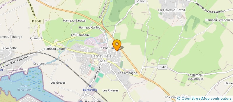 localisation de l'entreprise MADAME AUDILE RANGAYA  BARNEVILLE-CARTERET