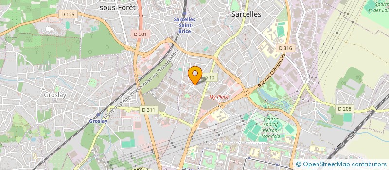 localisation de l'entreprise MADAME AUDLINE DEH à SARCELLES