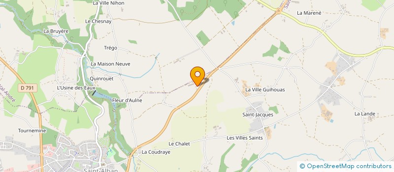 localisation de l'entreprise MADAME AUDRAY FOURRE  HENANSAL