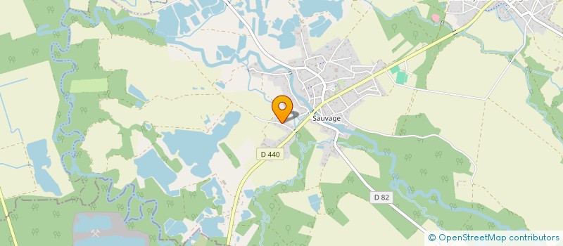 localisation de l'entreprise MADAME AUDRAY GODEK  SAINT-JUST-SAUVAGE