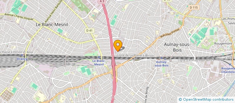 localisation de l'entreprise MADAME AUDRAY VALLET à AULNAY-SOUS-BOIS