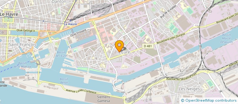 localisation de l'entreprise MADAME AUDREEN LETHUILLIER  LE HAVRE