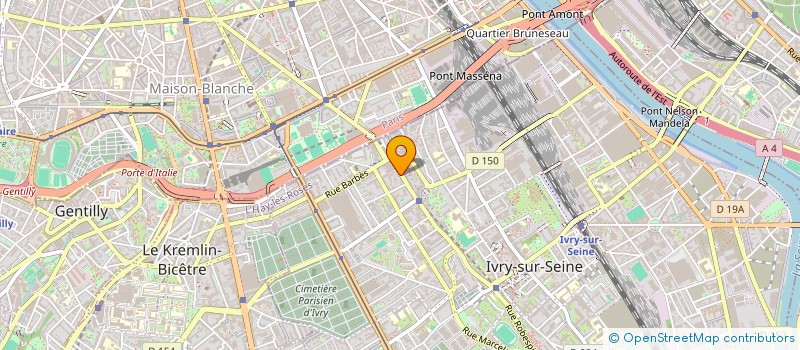 localisation de l'entreprise MADAME AUDREY ABAD  IVRY-SUR-SEINE