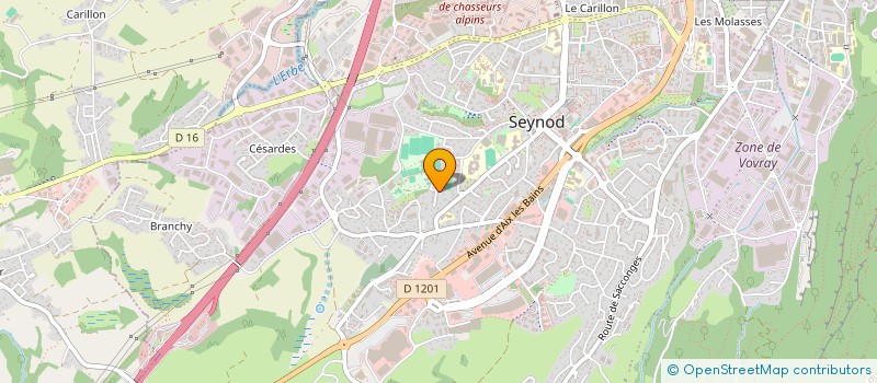 localisation de l'entreprise MADAME AUDREY ABBONEN  ANNECY