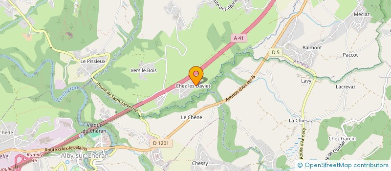 localisation de l'entreprise MADAME AUDREY ACKERER  CHAPEIRY