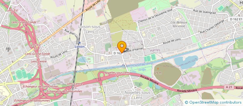 localisation de l'entreprise MADAME AUDREY ACQUART  LENS