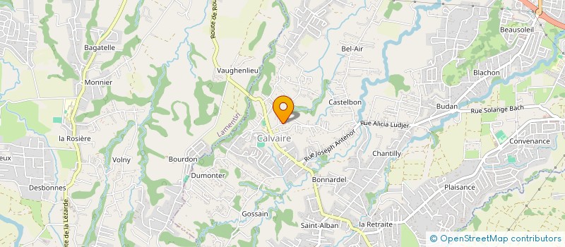 localisation de l'entreprise MADAME AUDREY ADELINE  BAIE-MAHAULT