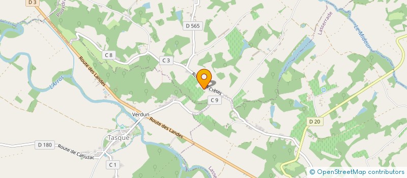 localisation de l'entreprise MADAME AUDREY AGUSTIN  LUPIAC