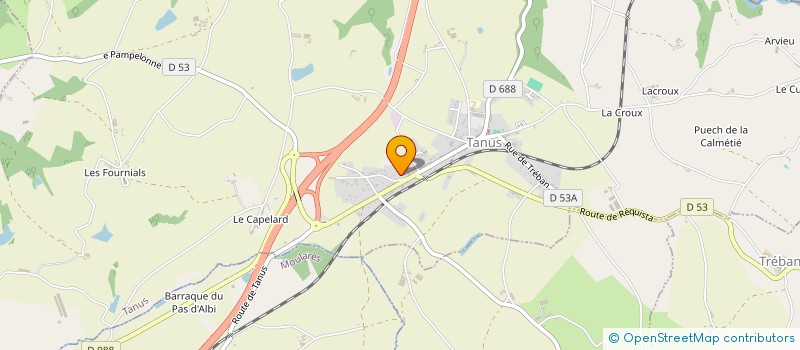 localisation de l'entreprise MADAME AUDREY ALBAT  TANUS