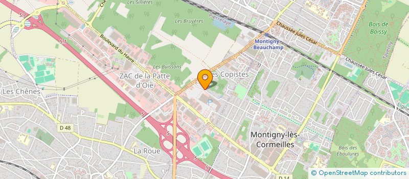 localisation de l'entreprise MADAME AUDREY ALBOUY  HERBLAY-SUR-SEINE