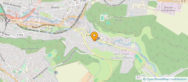 localisation de l'entreprise MADAME AUDREY ALIX  SAINT-LEGER-DU-BOURG-DENIS
