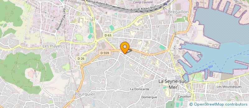 localisation de l'entreprise MADAME AUDREY ALLINIO  LA SEYNE-SUR-MER