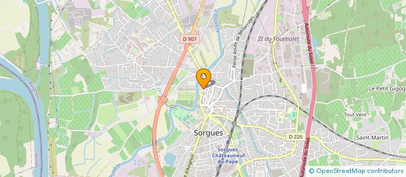 localisation de l'entreprise MADAME AUDREY ALONZO  ARAMON