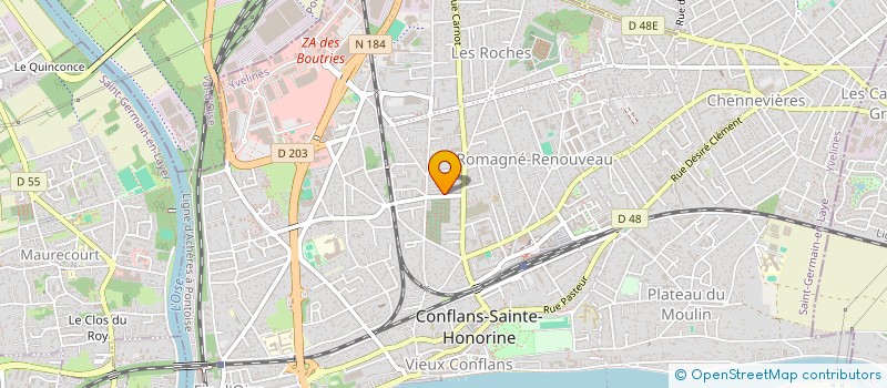 localisation de l'entreprise MADAME AUDREY ALPHONSE  CONFLANS-SAINTE-HONORINE