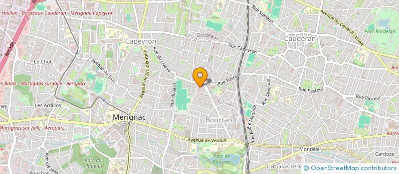 localisation de l'entreprise MADAME AUDREY ALTET  MERIGNAC