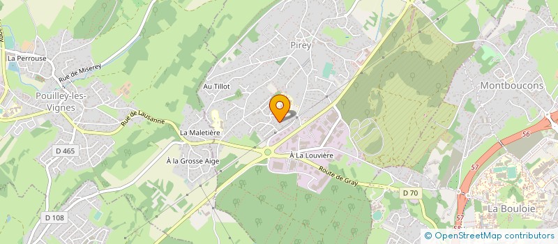 localisation de l'entreprise MADAME AUDREY AMADIEU  GRANDFONTAINE