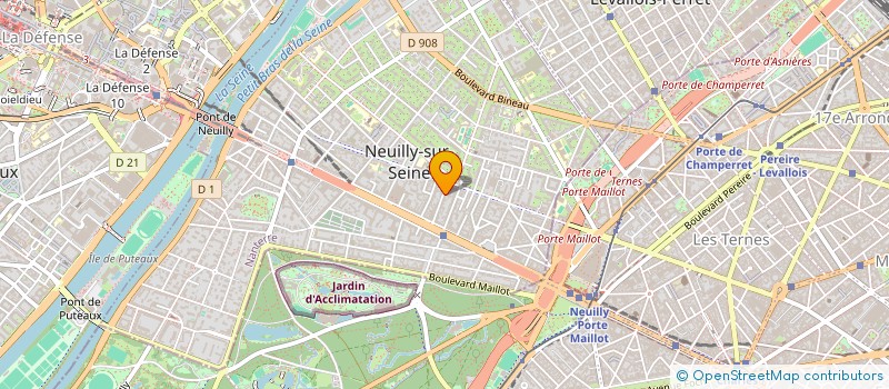 localisation de l'entreprise MADAME AUDREY AMELINE à NEUILLY-SUR-SEINE