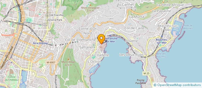 localisation de l'entreprise MADAME AUDREY ANCELIN à VILLEFRANCHE-SUR-MER