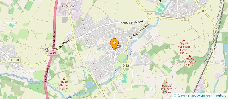 localisation de l'entreprise MADAME AUDREY ANGELO  ORCET