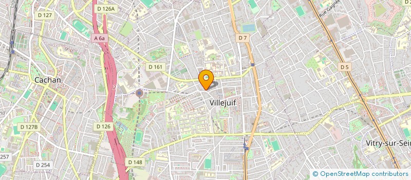 localisation de l'entreprise MADAME AUDREY ANGEON  VILLEJUIF