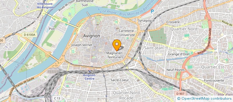 localisation de l'entreprise MADAME AUDREY ANSELMI  AVIGNON