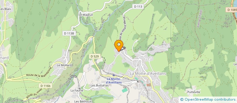 localisation de l'entreprise MADAME AUDREY ANTONAKIOS  LA MOTTE-D'AVEILLANS