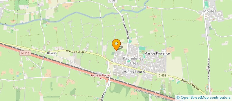 localisation de l'entreprise MADAME AUDREY ARAMAND  ARLES